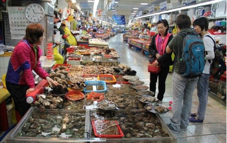 Various type of seafood