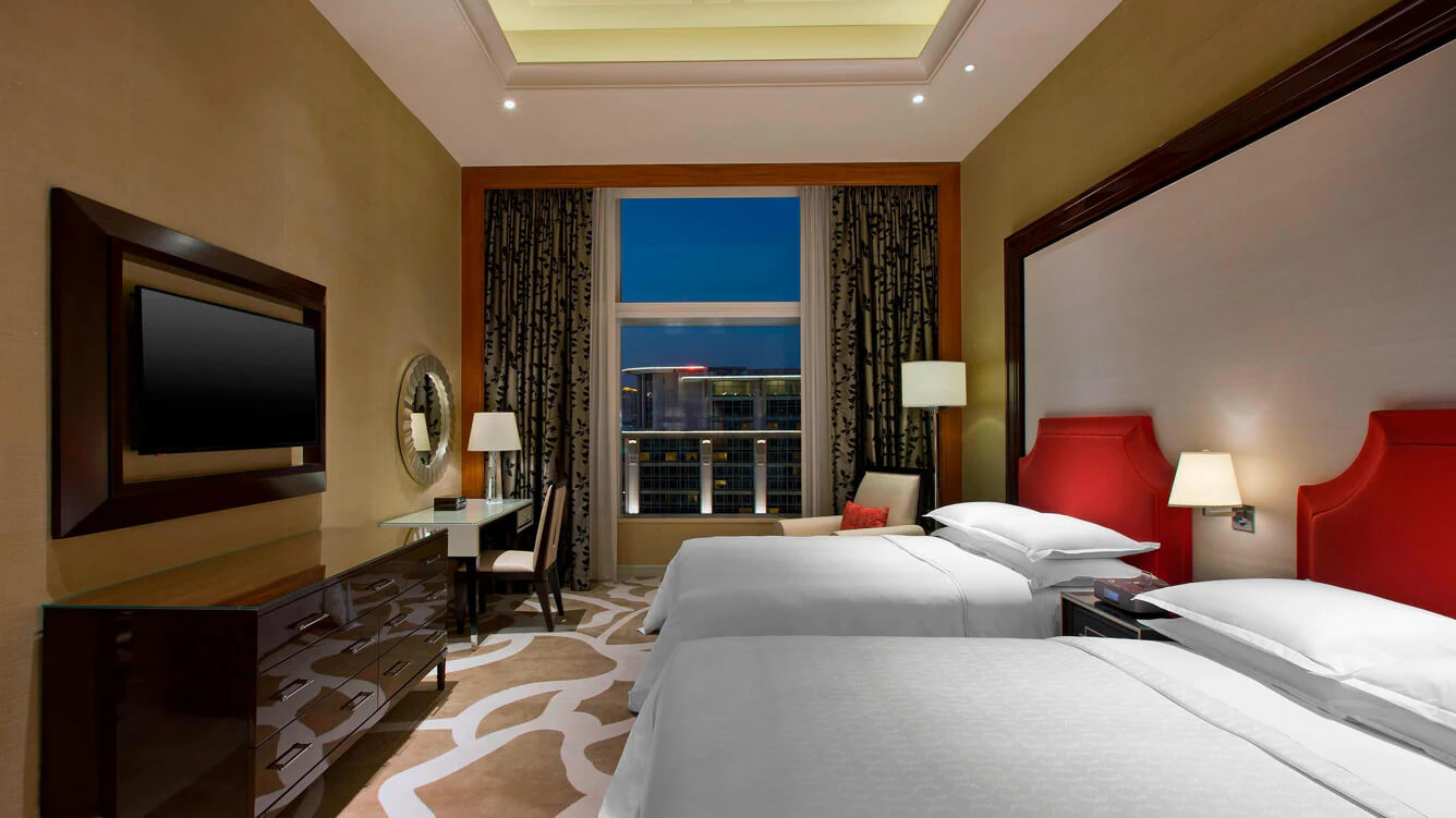 Sheraton Grand Macao Executive Deluxe Suite雙人床